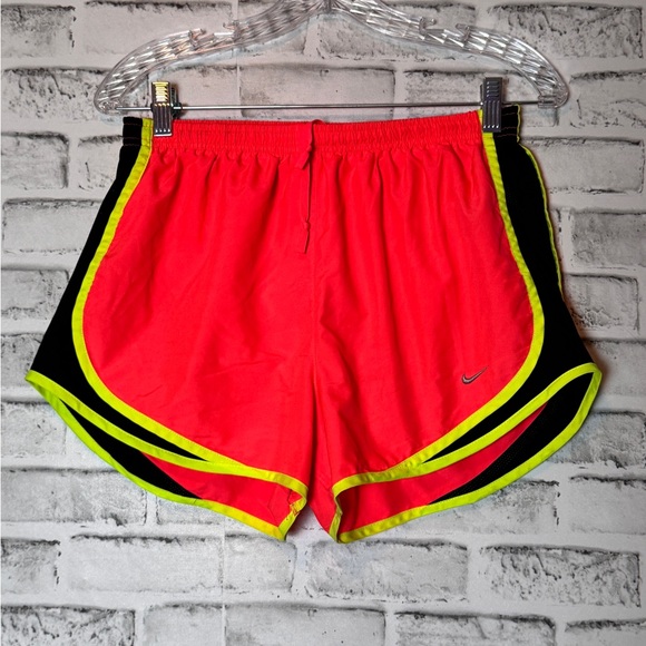 Nike Pants - Nike Pink and Black Athletic Shorts‎ Lightweight Design size M high visibility